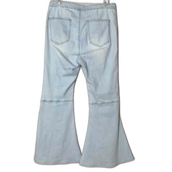 Buddy love MOONSHINE HIGH-WAISTED FLARED JEANS - LIGHT WASH size 30 - Picture 11 of 16